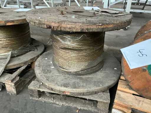 Stahldraht in einer Spule