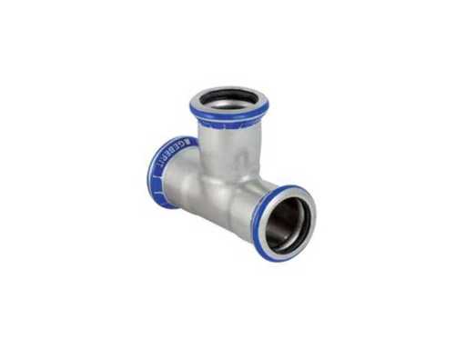 Geberit T-Kupplungsgradient MAPRESS Edelstahl 22x12x22mm (12x)