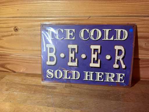 - Ice Cold Beer - Mancave decoratie