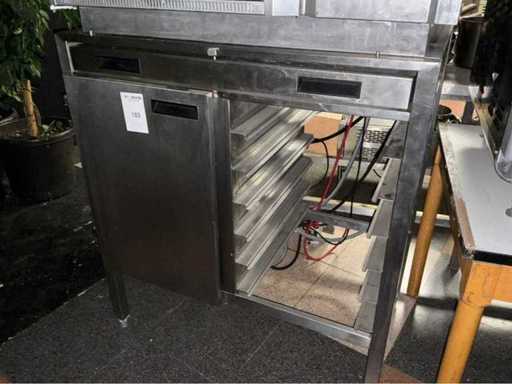 Stainless steel cabinet for Gastronorm containers