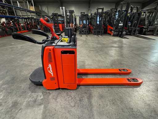 2017 S+UVV 07/2026 Linde T20AP 2.000Kg stacker electric pallet truck ant 3.162 hours