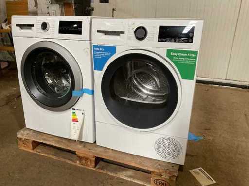 Bosch WAN2827FNL & WQG1320MFG/01 Mașină de spălat & uscător (2x)