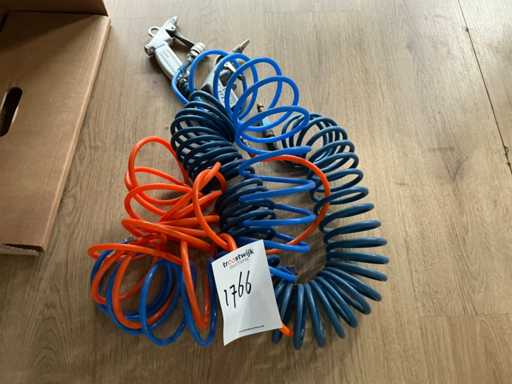 Air gun with spural hose (2x)