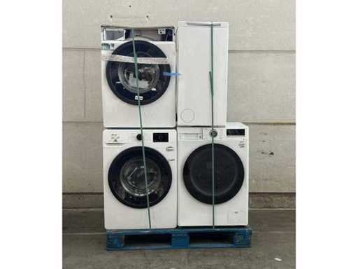 Miele, Siemens, LG, Hisense - white goods - return household - washing machines (4x)