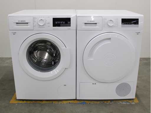 Bosch Series|6 VarioPerfect EcoSilence Drive Washing Machine & Bosch Series|4 Dryer