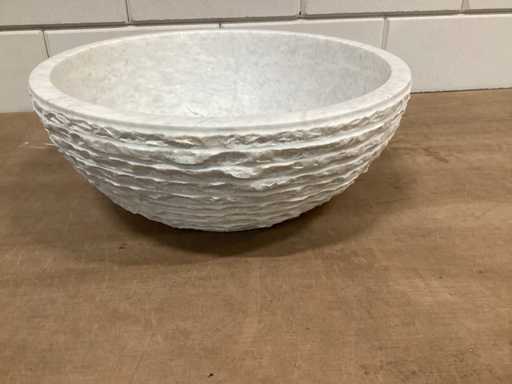 Differnz sink 39 cm, ceramic, white