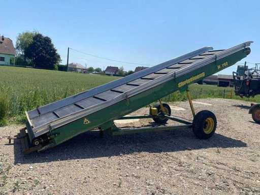 CHRISTIAENS HORST MOBIELE TRANSPORTBAND Mobiele landbouwtransportband op wielen