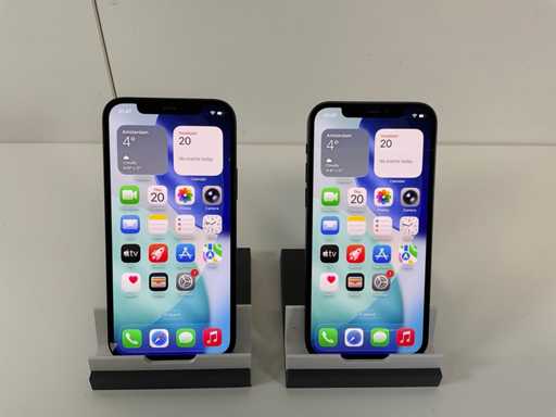 Apple iPhone 12 - 128GB - Schwarz (2x)