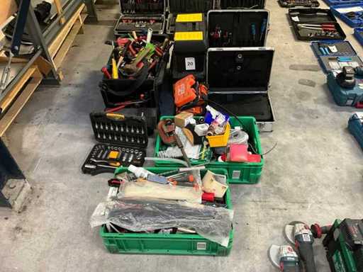 Partia narzędzi ręcznych