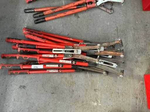 Batch of punch pliers