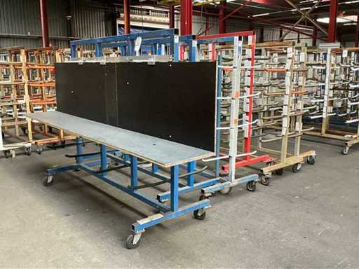 Carrello di trasporto materiali a braccio di controllo singolo e doppio (6x)