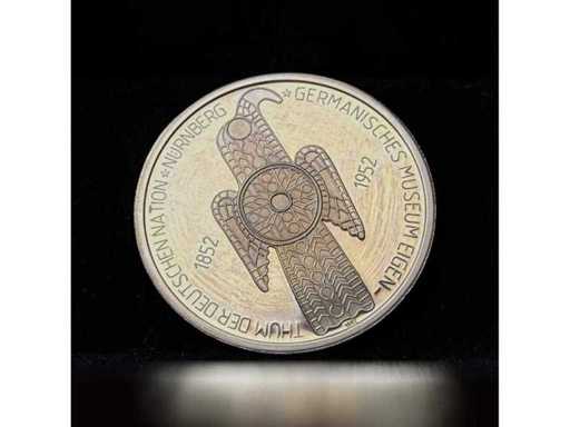 40 Jahre Deutsche Gedenkmünze Germanisches Museum Nürnberg 1952-1992 Medaille 40 mm Gratis EU-Versand