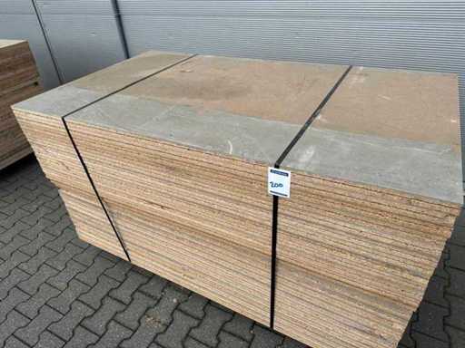 Piastra del pavimento - Cartone truciolato 1820x1030x38mm (24x)