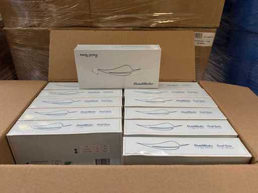 Confezionamento di fazzoletti viso, salviette viso 2 strati da 100 pezzi (180x)