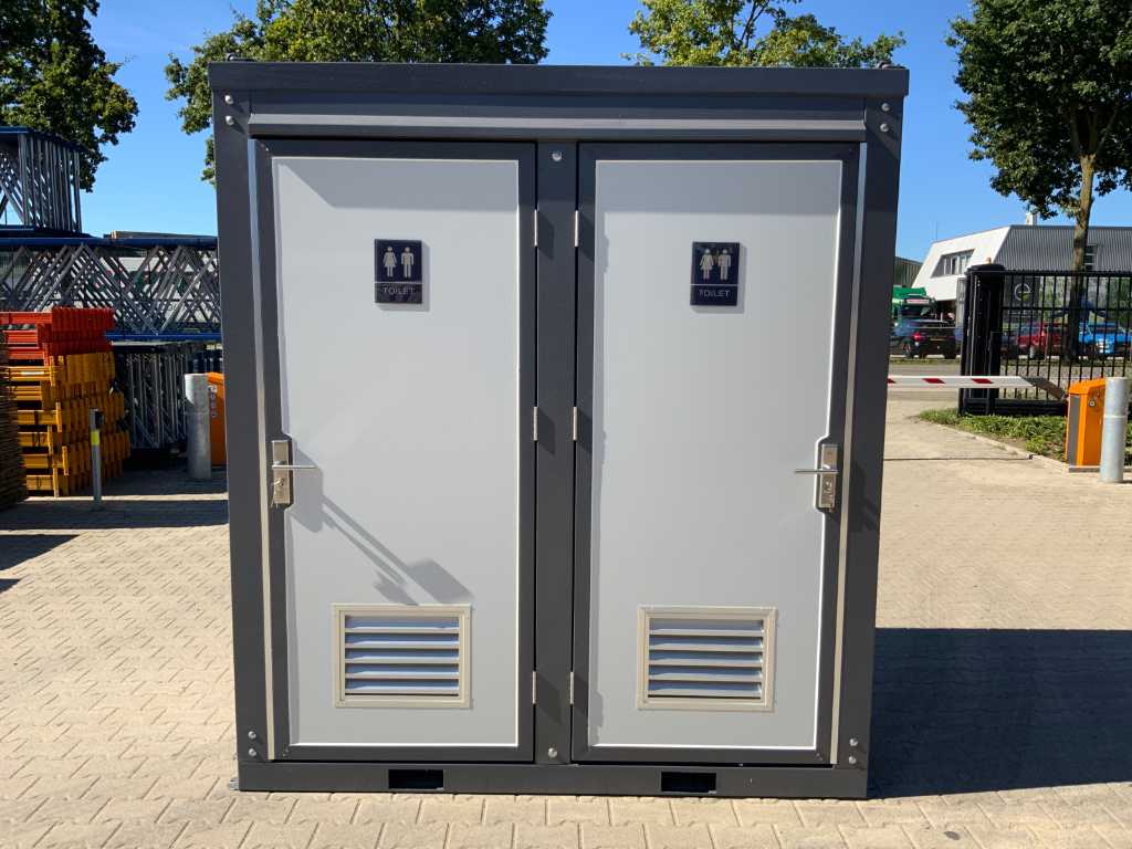 Sanitairunit dubbele toilet unit
