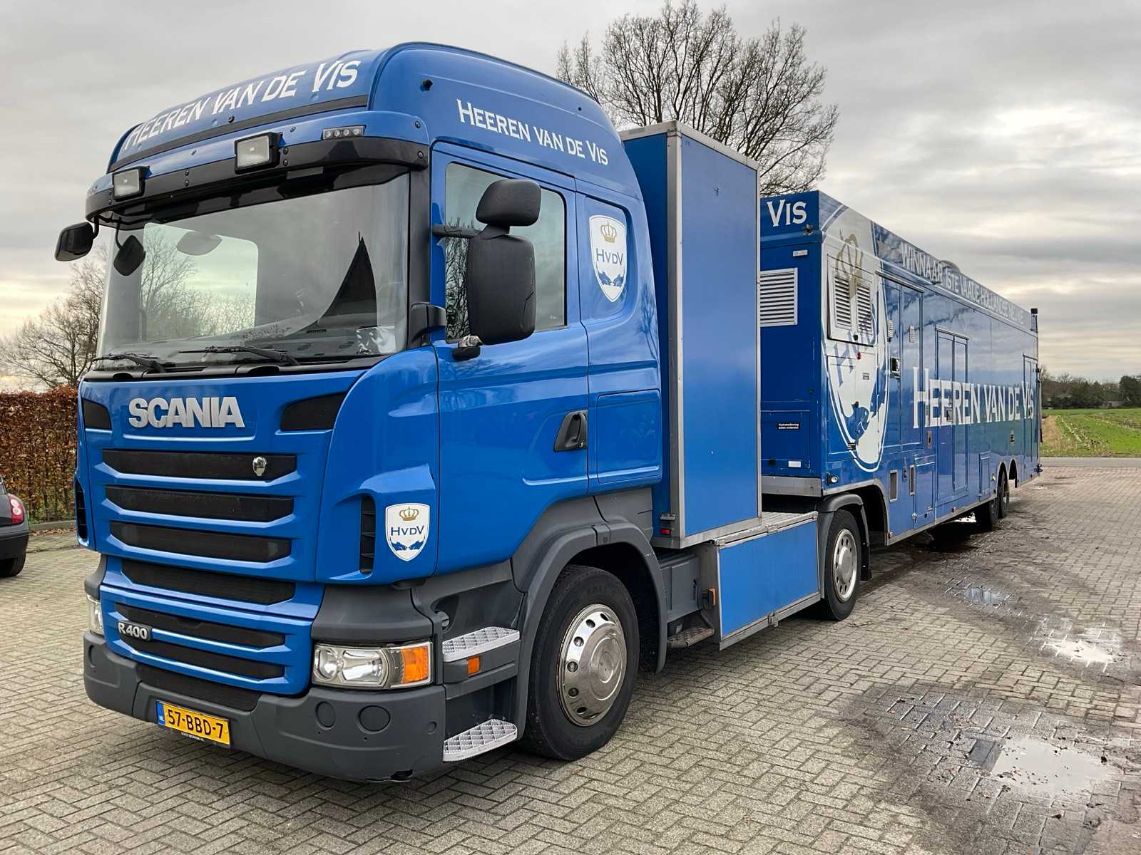 1997 Ruysschaert SR16TP Sale semi-trailer with 2012 Scania tractor