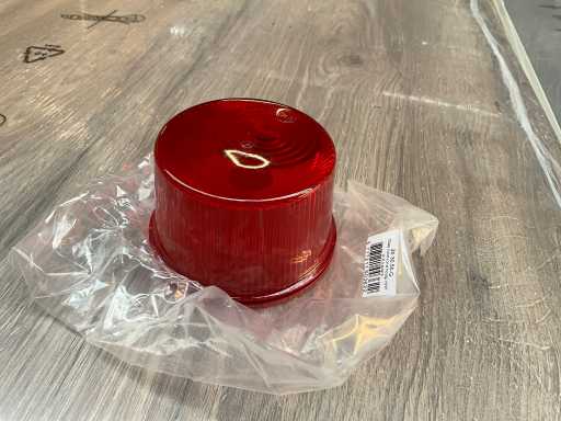 Rubbolite 38 - Roșu - Rotund înalt - Iluminare remorcă (300x)