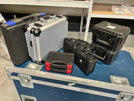 Case in plastica del lotto / Case per attrezzature (9x)