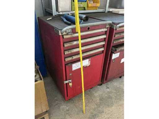 Carro de herramientas equipado con cajones