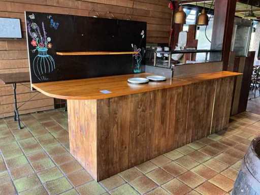 Mobilier de bar cu 3x suporturi încălzitoare integrate Caterchef