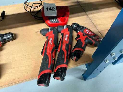 Milwaukee Screw Drill (3x)