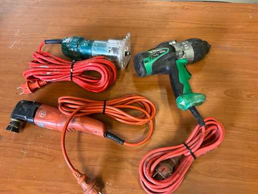 Fein / Makita / Hitachi Elektrisch gereedschap (3x)