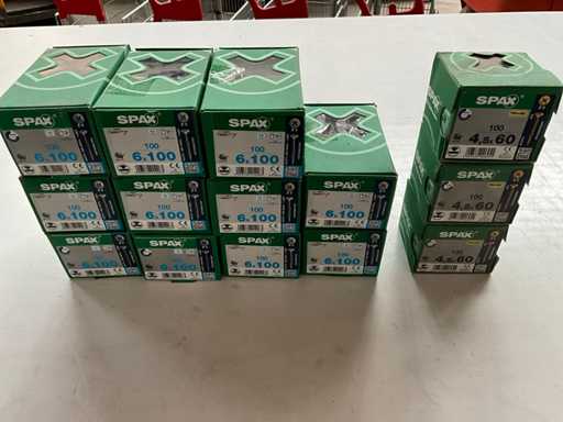 Spax Verschiedene Größen von Schrauben (14x)