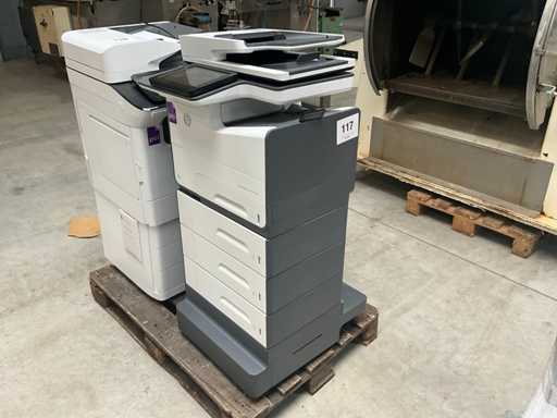 Imprimante HP MFP E58650 PageWide à flux de couleurs géré
