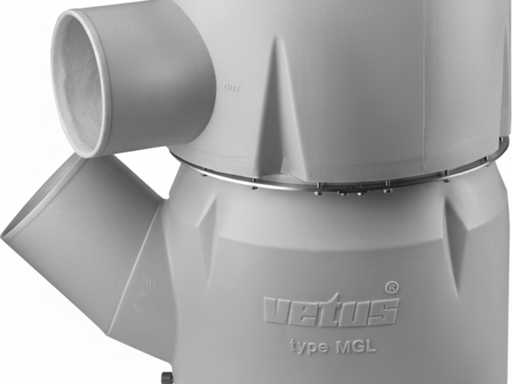 Silencieux d’échappement Vetus MGL6458A | Silencieux 127 - 203 mm