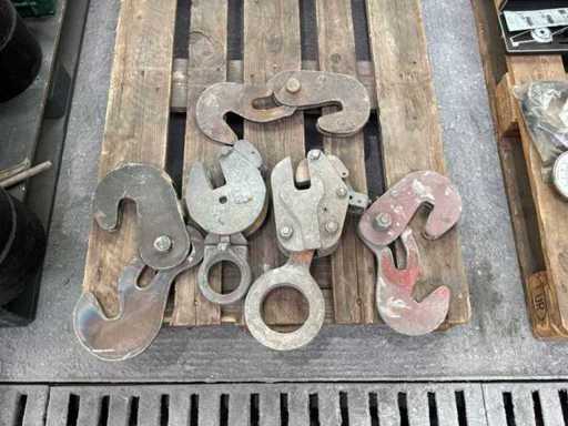 Diverse Hijshaken / Hefhaken (5x)