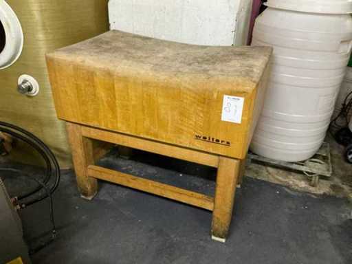Welters Butchers chopping block