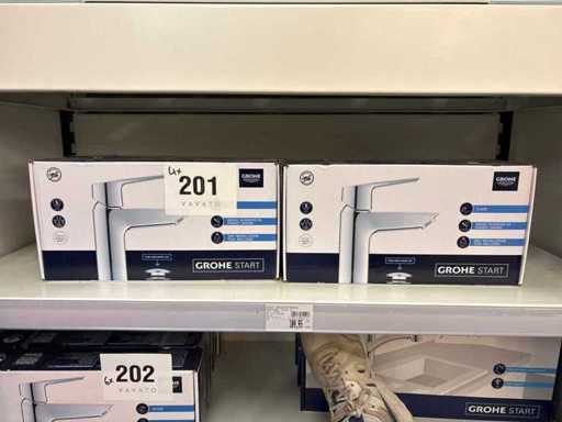 Grohe Start Click S Wastafelkraan (4x)