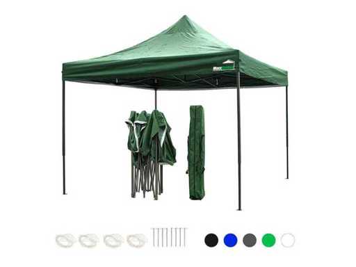 MaxxGarden 20387 Partytent Easy-up 3x3m groen