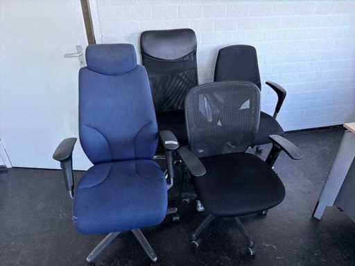 Verschiedene Bürostühle (4x)