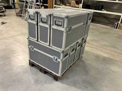 Doppel-Flightcases für je 2x 32“ Monitor (2x)