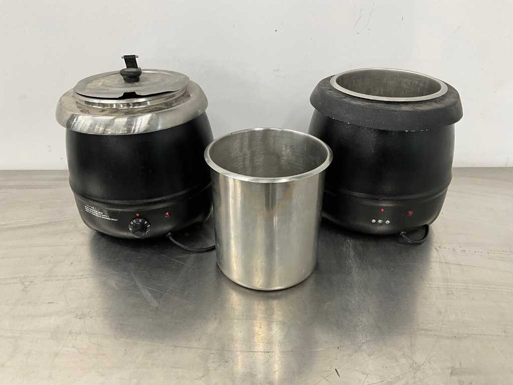 Soup kettle (2x)