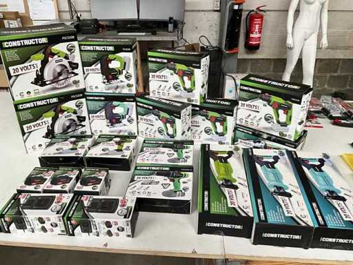 Mix lot Constructor various cordless tools