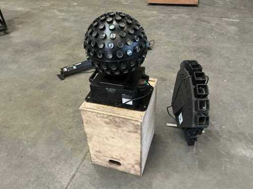 Discobol JBSYSTEMS WORLDSTAR + Leuchte Spartan