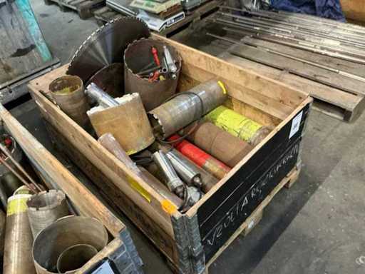 Batch of diamond drilling and sawing