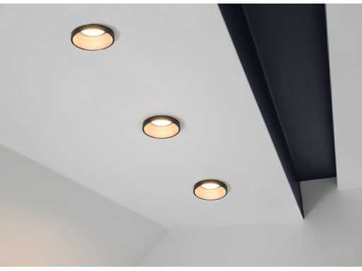 Luminaire encastré GU10 avec support de lampe (50x)