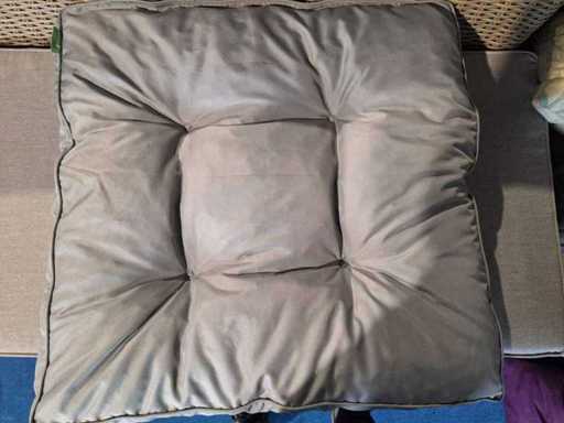 Seat cushion grey 70X70cm - 2pcs