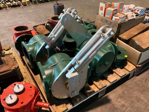 6” + 8” Hydraulische 3-weg kraan (4x)