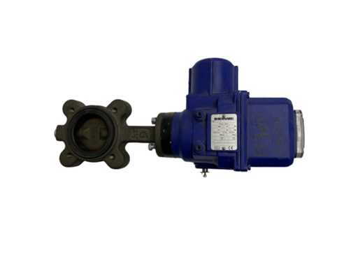 Marine Bronze-Ventil mit elektrischem Aktuator IP67 - DN65, 6 bar Druck, langlebiges Offshore-Marine-Steuerventil