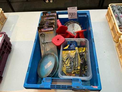 Betts Tools Hand Tools in plastic crate