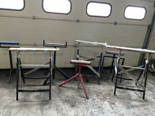 Batch of (roller) trestles