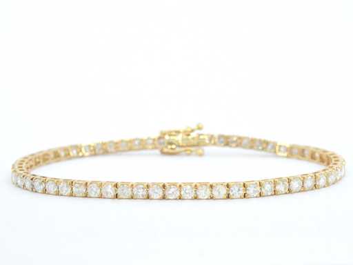 Goldarmband mit 5,40 Karat Diamanten