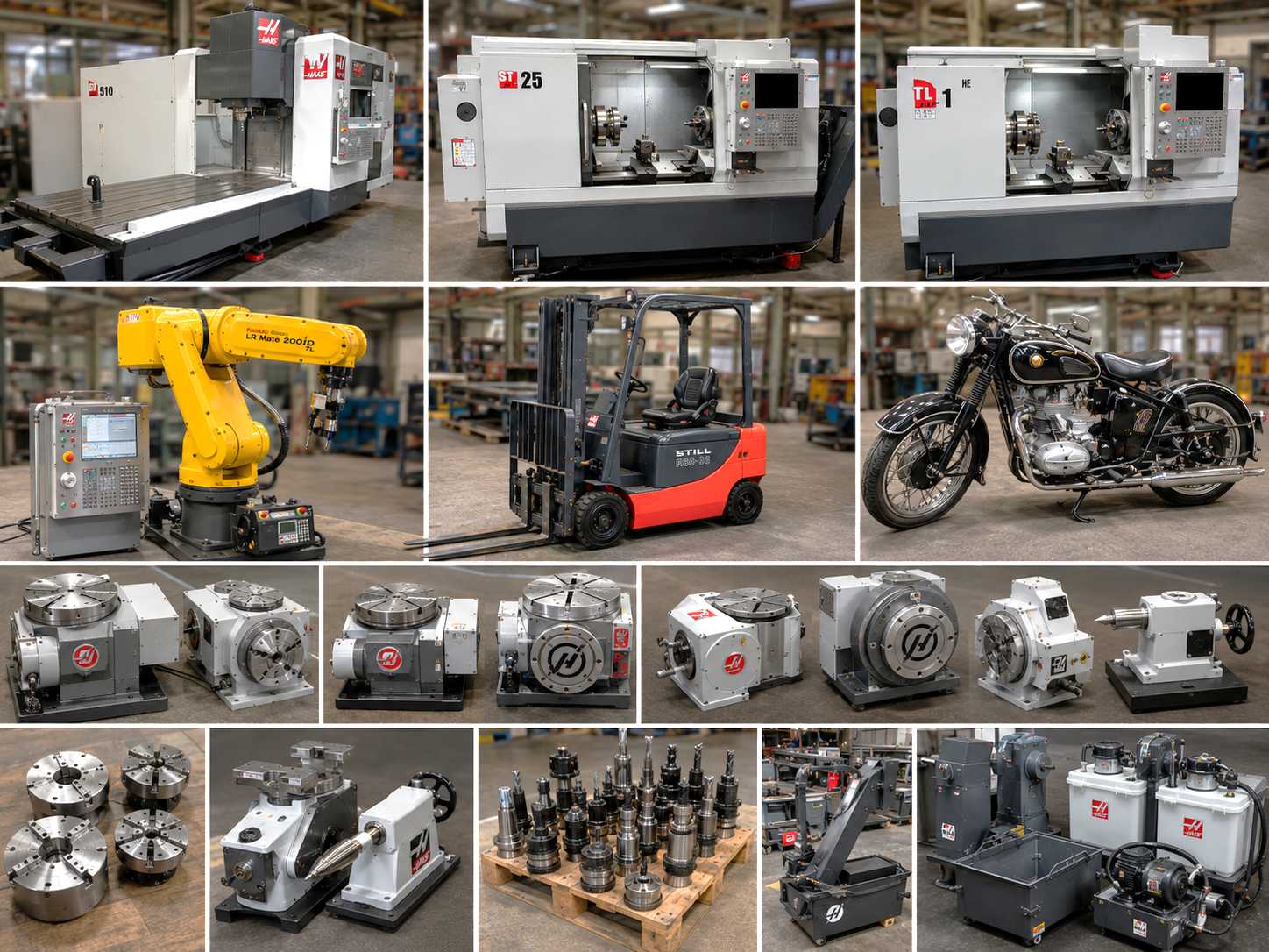 Máquinas Herramienta y Equipos Industriales – HAAS, FANUC, STILL ...