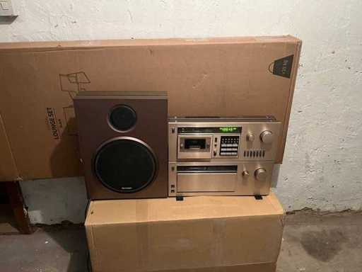 Sharp SM-1255H RS-1255H - Stereo - Radio - Speakers