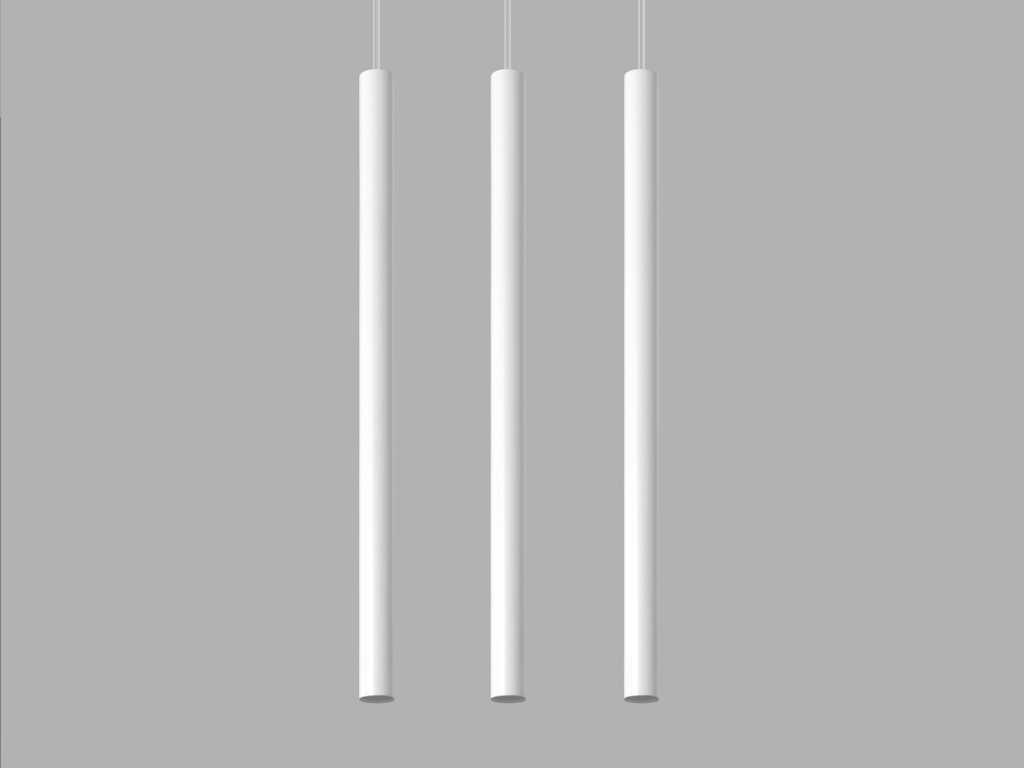 2 x Solo Tube Slim 3.0 design pendant light white