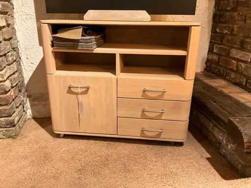 Curve Eiken Tv meubel